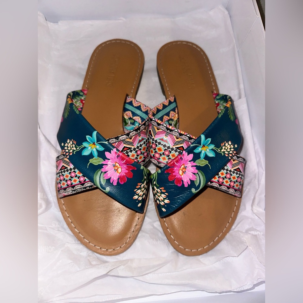 Johnny Was Sonoma Cross Sandal$182 MSRP - Picture 7 of 11